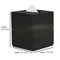 Tissue Box | Resin Square Tissue Box Cover | Black Resin Finish